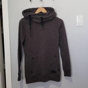 Volcolm cowl neck hoodie